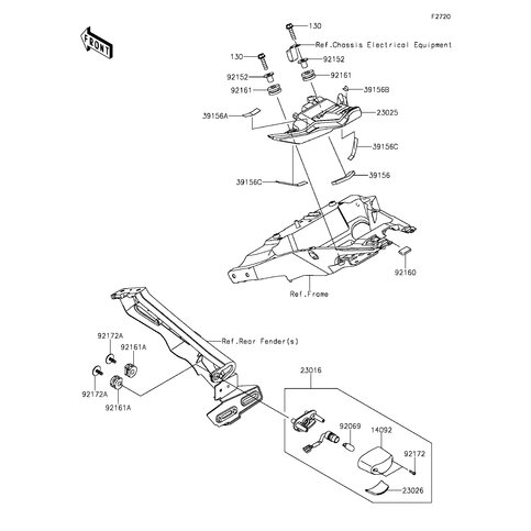 PAD,TAIL LAMP,LH