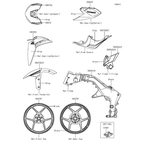 PATTERN,FR FENDER,LH
