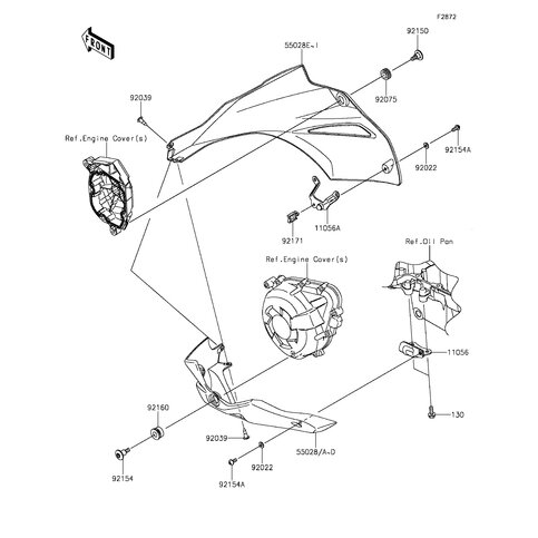 VERKLEIDUNG RE U,M.G.GRAY