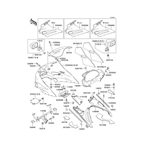 PAD,UPP COWLING,LH