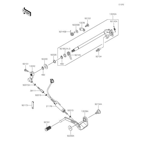 LEVER-COMP,CHANGE,PEDAL