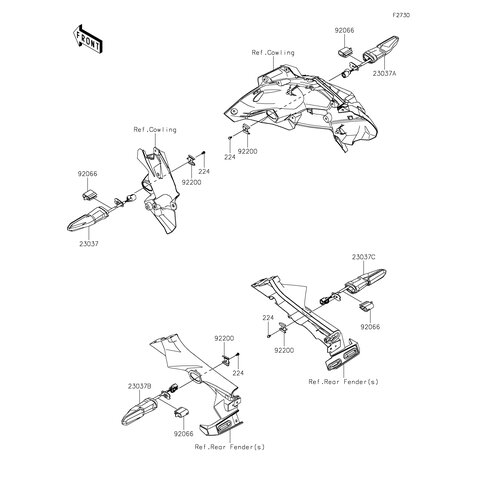 LAMP-ASSY-SIGNAL,LED,FR,L