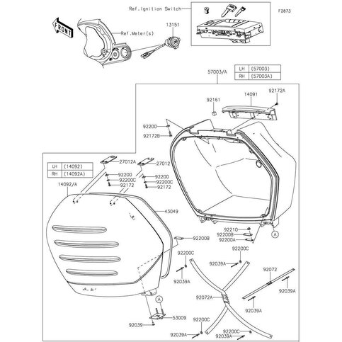 BAG-ASSY,LH,F.BLACK+SIL