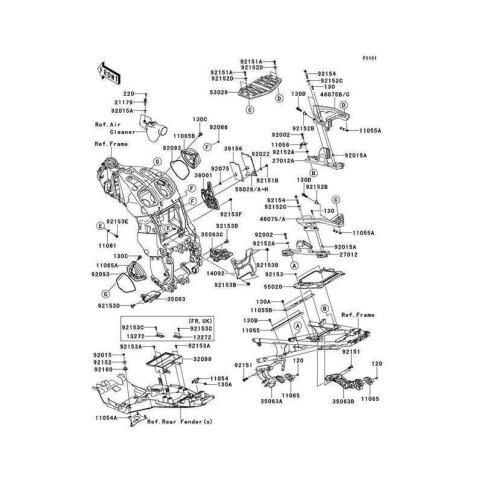 VERKLEIDUNG,BATTERIE