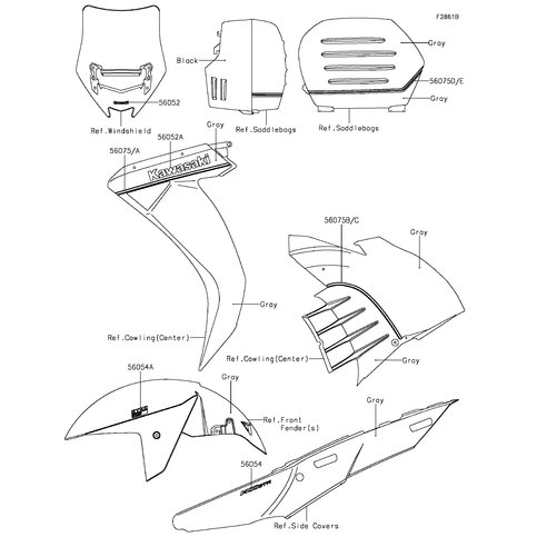 PATTERN,CNT COWL.,LH