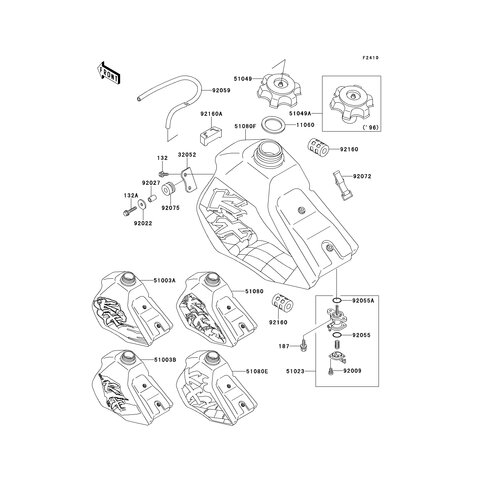 BENZINTANK GRUEN