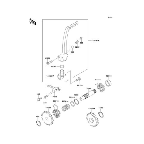 LEVER-ASSY-KICK,PEDAL