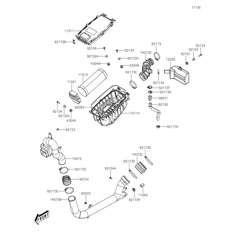 CASE-ASSY,AIR FILTER