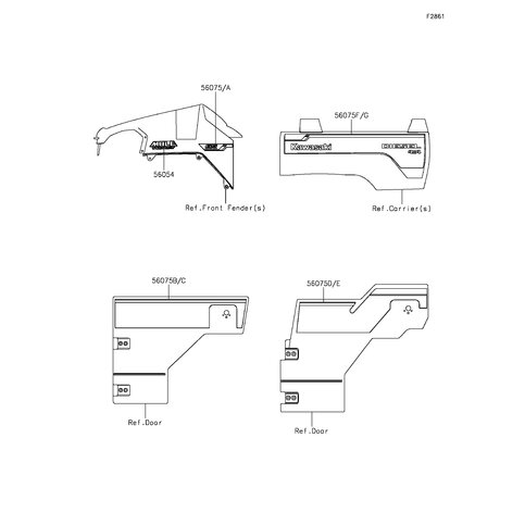 PATTERN,CARRIER COVER,RH