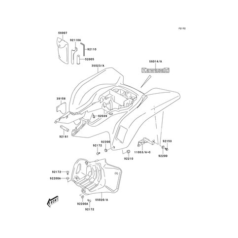PAD,REAR FENDER